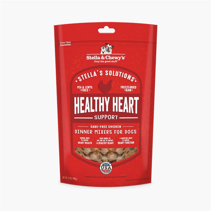Stella & Chewy's Stella’s Solutions | Healthy Heart Support Chicken Freeze-Dried Dog Food (13oz) - CreatureLand