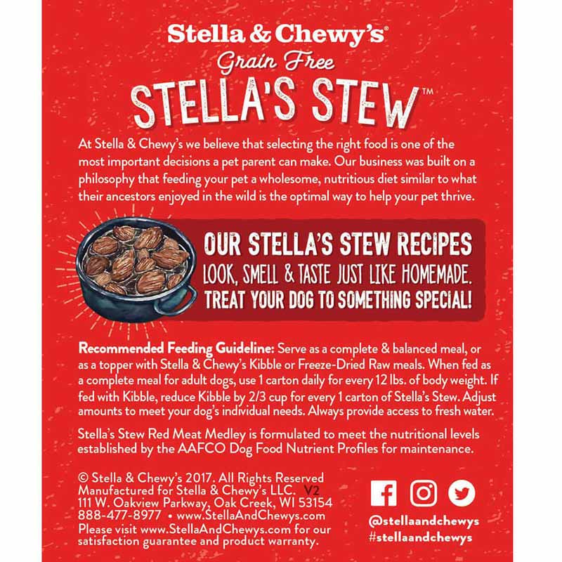 Stella & Chewy's Stella's Stew | Red Meat Medley (11oz) - CreatureLand