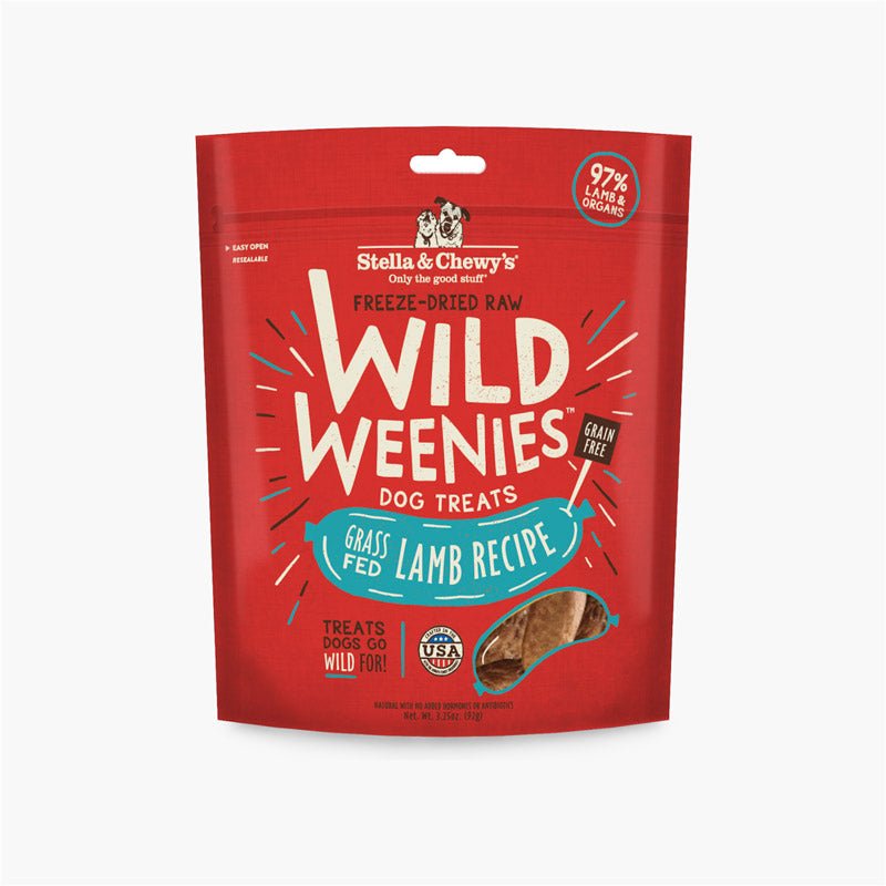 Stella & Chewy's Wild Weenies | Lamb Freeze-Dried Raw Dog Treats (3.25oz) - CreatureLand