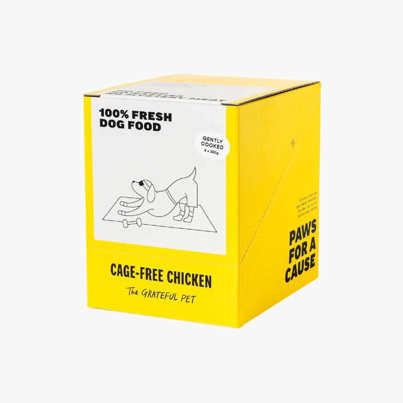 The Grateful Pet Gently Cooked Cage-Free Chicken - 2kg (250g x 8) - CreatureLand