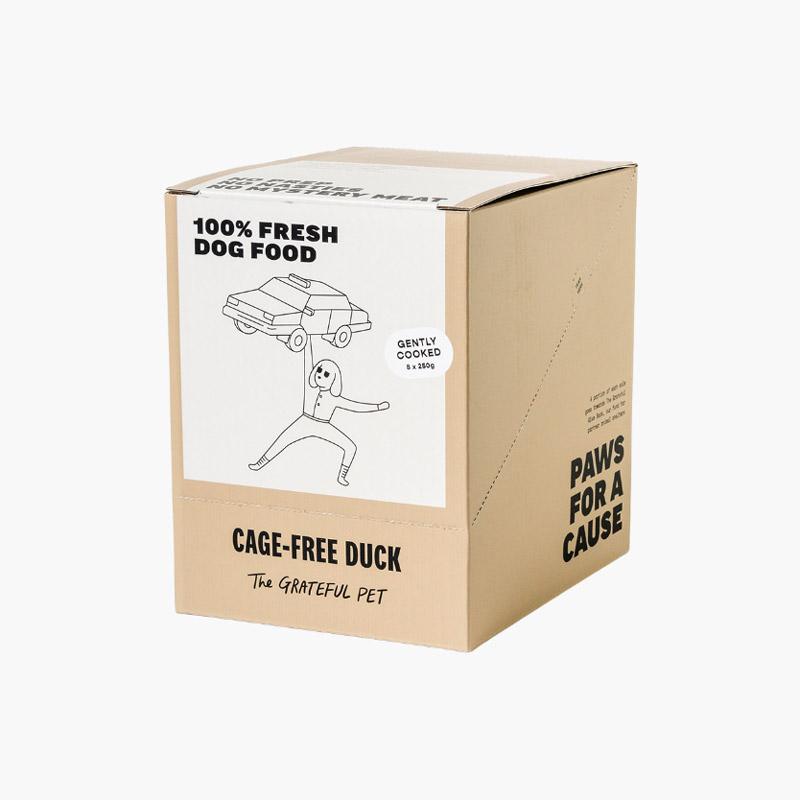 The Grateful Pet Gently Cooked Cage-Free Duck - 2kg (250g x 8) - CreatureLand