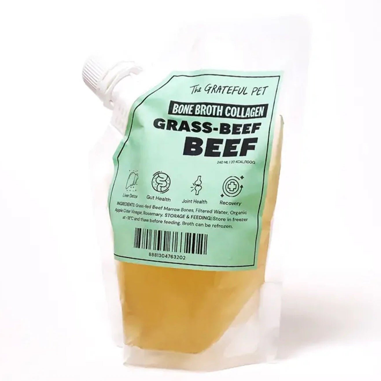 The Grateful Pet Grass-Fed Bone Broth Collagen | Beef - CreatureLand