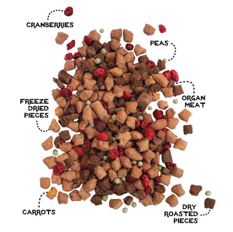 Freeze dried organ store meat for dogs