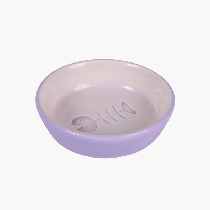 TRIXIE Fishbone Pet Food Bowl (3 Colours) - CreatureLand