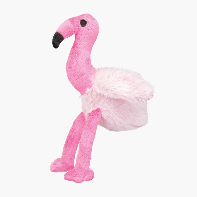 TRIXIE Flamingo Plush Dog Toy - CreatureLand