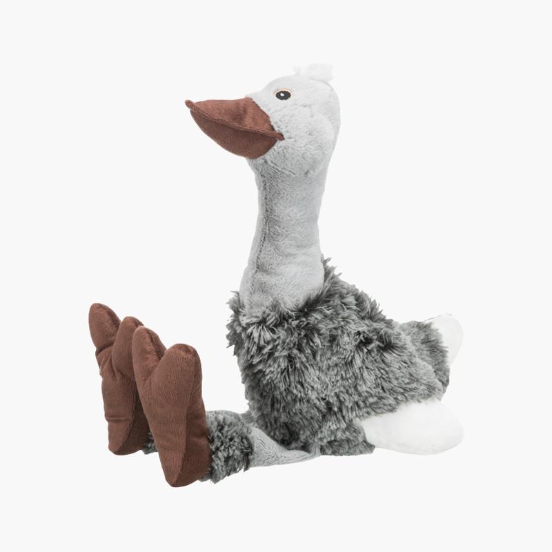 TRIXIE Ostrich Plush Dog Toy - CreatureLand