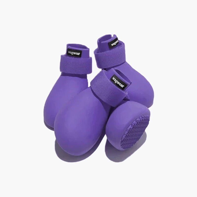 wagwear WagWellies® Dog Boots | Purple - CreatureLand