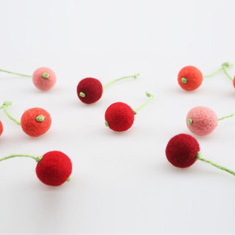 Wetnose Cherry Wool Toy (Set of 5) - CreatureLand
