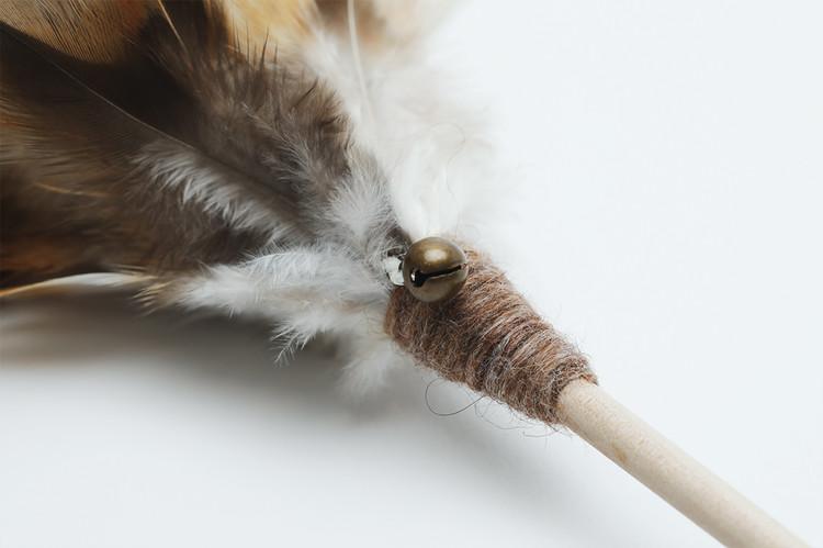 Wetnose Feather Rod Cat Teaser - CreatureLand