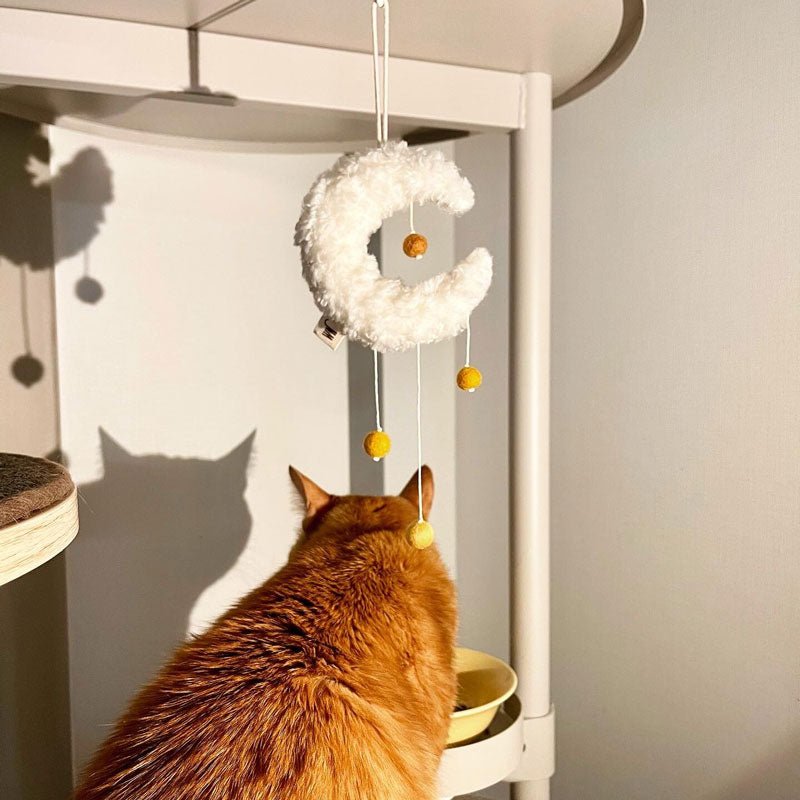Wetnose [PRE-ORDER] Moon Cat Teaser Toy - CreatureLand