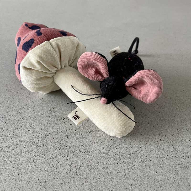 Wetnose [PREORDER] Black Rat Catnip Toy - CreatureLand