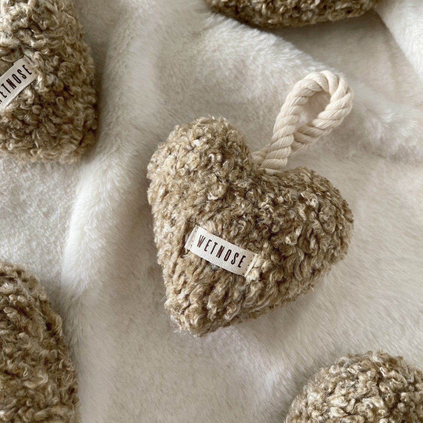 Wetnose Wool Heart Catnip Toy - CreatureLand