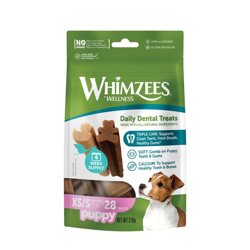 Whimzees Natural Puppy Dental Dog Chews - CreatureLand