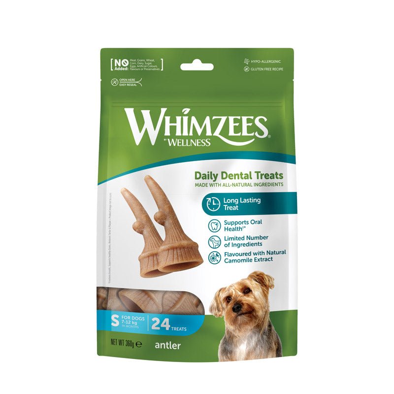Whimzees Occupy Antler Dental Dog Chews - CreatureLand