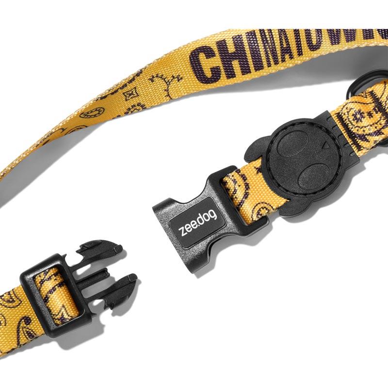 Zee.Dog Chinatown Market Smiley® - Paisley Yellow Collar - CreatureLand